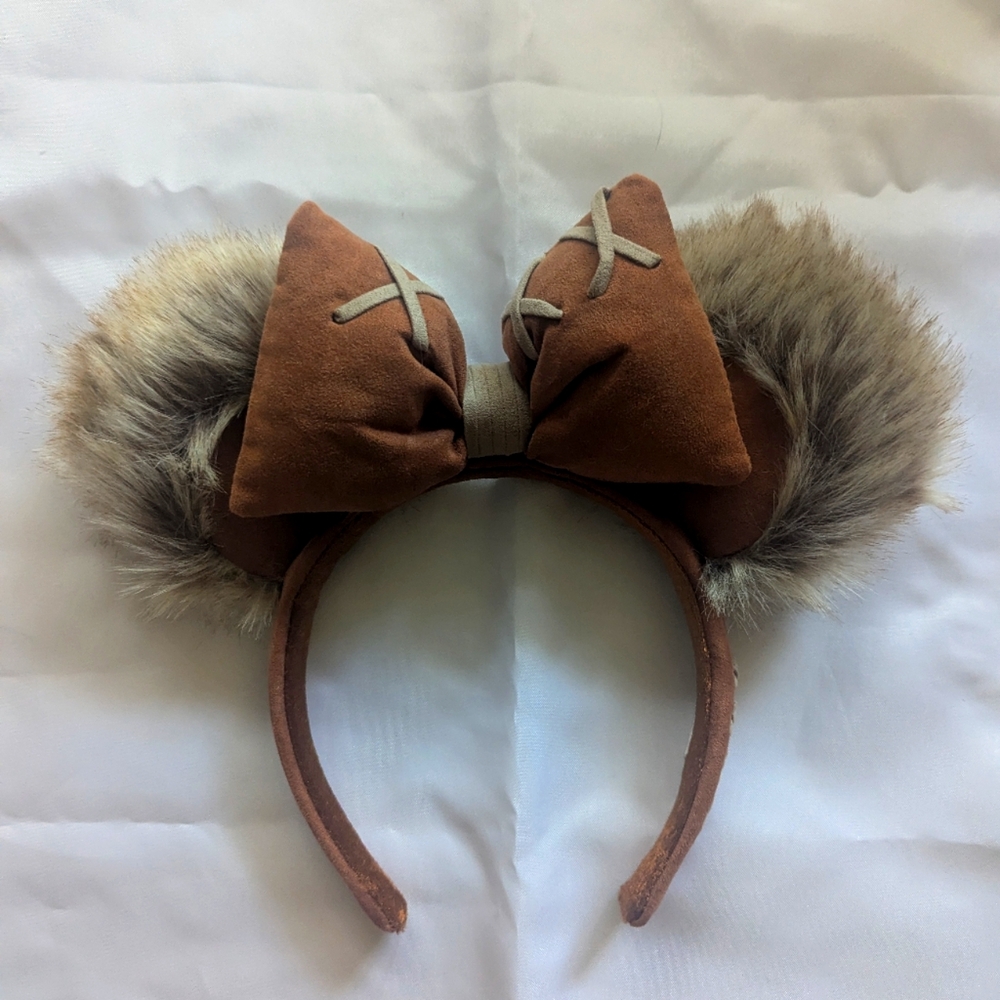 Disney Parks Star Wars Ewok Headband Minnie Mouse Ears